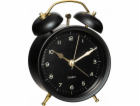 Atmosphera Budík se zlatými ručičkami, černý