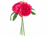 Atmosphera Umělé pivoňky růžové BELY, 4 květy