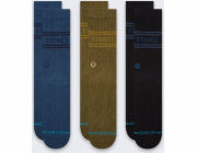 Stance Ponožky Basic Crew 3 páry Army