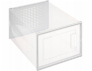 5five Průhledná krabice na boty STAK, 23,2 x 33,5 x 14 cm