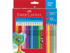 Faber-Castell FABER-CASTELL GRIP 2001 BAREV 18 BAREV + 4 ...