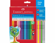 Faber-Castell FABER-CASTELL GRIP 2001 BAREV 18 BAREV + 4 NEONOVÉ BARVY + 2 TUŽKY