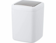 Wenko Odpadkový koš Swing na kosmetiku, 2 l, velikost S, bílý, Wenko