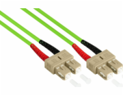 Alcasa Alcasa LW-8075SC5 InfiniBand/optický kabel 7,5 m SC zelený