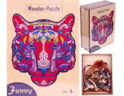Norimpex DŘEVĚNÉ PUZZLE PRO DOSPĚLÉ DÁREK JAKO SKLADANKA