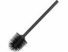 Wenko Silikonový WC kartáč O 8 cm, černý, WENKO