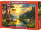 Castorland Puzzle 3000 Západ slunce nad řekou Forest Rive...