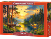 Castorland Puzzle 3000 Západ slunce nad řekou Forest River CASTOR