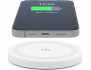 Puro Bezdrátová nabíjecí stanice Charger PURO QI 10W s indukčním nabíjením (bílá)
