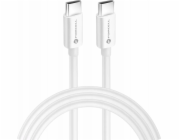 ForCell USB kabel F-ENERGY C339 Type-C na Type-C PD QC4.0 5A 100W 2m bílý