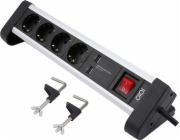 Olympia Olympia IOIO 4cestný prodlužovací kabel s 2 USB zásuvkami SL 2425 U