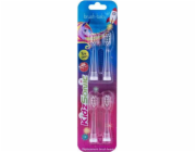NoName BRUSH BABY_Kidz Sonic head hlavice sonického zubního kartáčku 3-6l 4 ks.