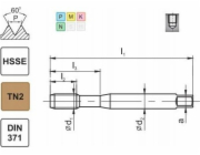 Fanar TAPS M 7 DIN-371C R40 (6H) HSSE TN 800X