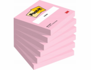 Post-It 3M Samolepicí bločky 3M POST-IT®, 76x76 mm, 6x100 listů, růžové