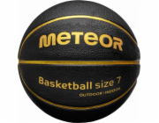 Meteor Basketbalový míč Meteor Cellular 7 černo-zlatý 16697 7