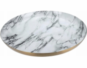 Home Styling Collection Kolekce bytového stylingu Dekorativní talíř, bílý mramor