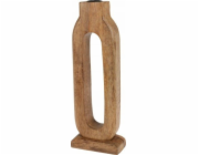 Home Styling Collection Dřevěný svícen z kolekce bytového stylingu, mangové dřevo, 11,5 x 30 cm