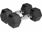 Rebel Pogumované činky RBA-2325 2 x 6 kg