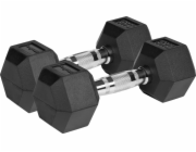 Rebel Pogumované činky RBA-2325 2 x 6 kg