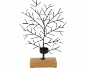 Home Styling Collection Stojan na čajové svíčky z kolekce Home Styling, tvar stromku, kov, 32 x 22 cm