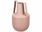 Gift Decor Dárková dekorace Pastelová kovová váza s úchyty, 21 cm