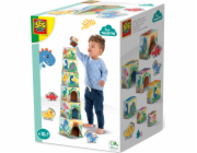 SES Creative SES Figurky dinosaurů Stavebnice z kostek Věž 13202 32026