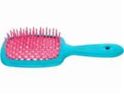 NoName JANEKE_Small Superbrush malý kadeřnický kartáč na rozčesávání vlasů růžovo-modrý
