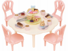 Epoch Sylvanian Families - Stůl, židle a spousta sladkost...