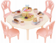Epoch Sylvanian Families - Stůl, židle a spousta sladkostí (5742SYL)