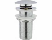 Tycner Sifon Umyvadlový odtok chromový click-clack dlouhý L-110 bez přepadu [1/50]