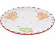Home Styling Collection Vánoční talíř kolekce Home Styling, 24 cm, PERNÍK