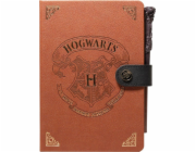 Erik Zápisník A5 s motivem Harryho Pottera z kůže + pero s hůlkou