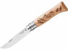 Opinel Peilis „Opinel“ Nr.8 su slidinejimo motyvais gravi...