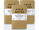 HP Notes Field Notes Original Kraft Mix 3 balení