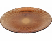 Home Styling Collection Kolekce pro domácí styling AMBER Žebrovaný plochý talíř, O 32 cm