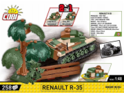 Cobi COBI 2719 Historická sbírka Francouzský lehký pěchotní tank z druhé světové války Renault R-35 258 kostek