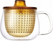 Secret de Gourmet KINTO - UNITEA - Hrnek s nálevníkem na čaj - Žlutý 350ml
