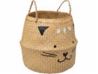Atmosphera Košík na hračky s rukojeťmi Pipo kitty 37 cm