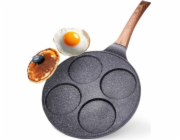 Vilde Pánev ŽULOVÁ PÁNEV NA 4 VEJCE, PALAČINKY BLACK&WOOD 199006