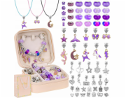 NoName Sada korálků A3w Princezna fialová