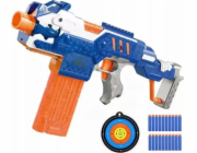 NoName Měkká pistole na šipky s terčem + 20 šípů 8+ let