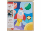 Fisher Price Dřevěné puzzle Vesmír 42 dílků