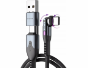 STATIK Statik PowerPivot Pro USB kabel - USB-C - USB-C 1m, nylonový opletený (černý)