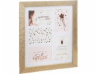 Atmosphera Multi fotorámeček GLITTER, zlatý, 5 fotografií