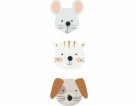 Atmosphera Dětské věšáky ANIMALS, 3 háčky