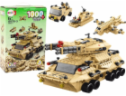LeanToys Vojenský tankový písek 1000 El stavebnice sada