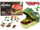 LeanToys Sada figurek dinosaurů velký zelený dinosaurus, ...