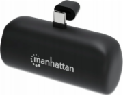 Manhattan Powerbanka MANHATTAN Powerbank 5000 mAh USB Type-C Stecker 10W černá