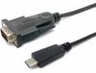 Equip USB adaptér Adaptér Equip USB-C -> Sériový RS232-DB...