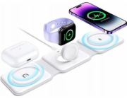 Vega BEZDRÁTOVÁ NABÍJEČKA MAGSAFE MULTIFUNKČNÍ 3v1 PRO TELEFON, SLUCHÁTKA A HODINKY